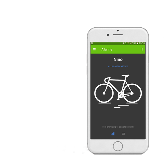 NINO BIKE ALARM: allarme controllabile da smartphone applicabile a tutti i  modelli di bicicletta, evita il furto della tua bici avvisandoti sullo  smartphone